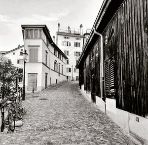 Street amidst buildings in town