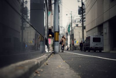 View of city street