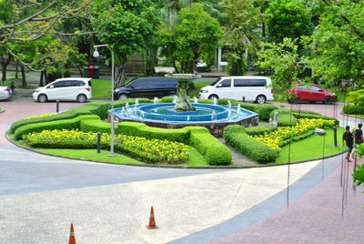 View of car in park