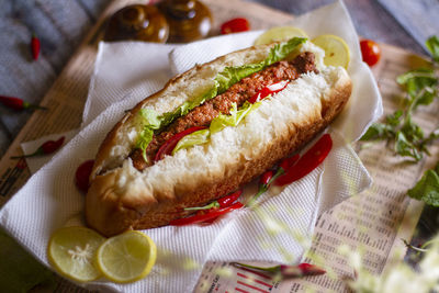 Close-up of food