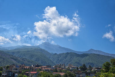 Zafferana etnea, the town on the slopes of etna known for the production of honey