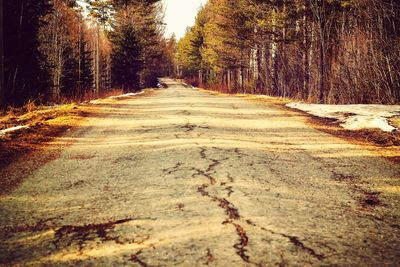 Road passing through landscape