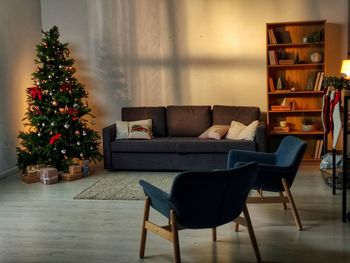 Chairs and table at home