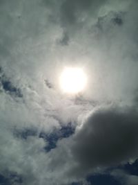 Low angle view of clouds in sky