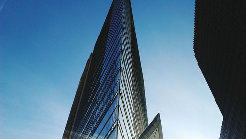 Low angle view of modern building