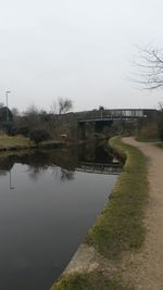 View of river against sky