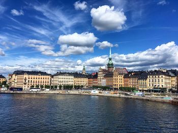 View of city at waterfront