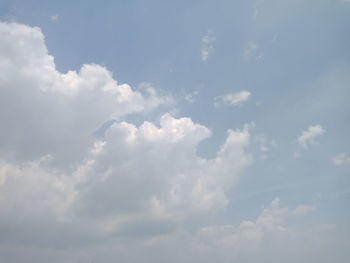 Low angle view of clouds in sky