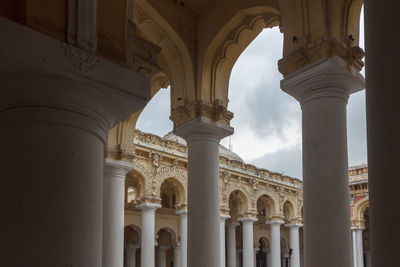 Low angle view of historical building