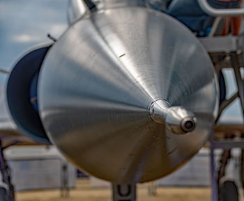 Close-up of airplane