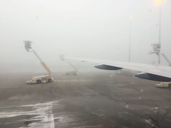 Scenic view of snow against sky