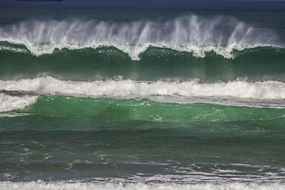 Scenic view of sea waves