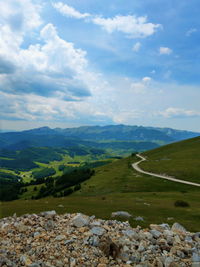 Scenic view of landscape against sky