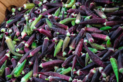 Full frame shot of chili peppers