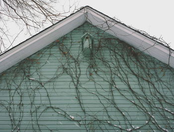 Low angle view of built structure against sky