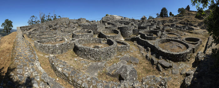 View of old ruins