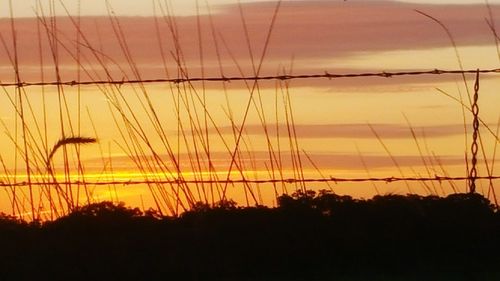 Scenic view of sky at sunset