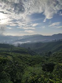 Scenic view of landscape against sky