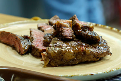 Close-up of food in plate