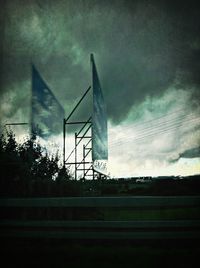 Low angle view of cloudy sky