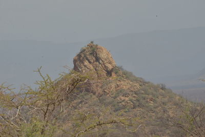 Scenic view of mountain against sky