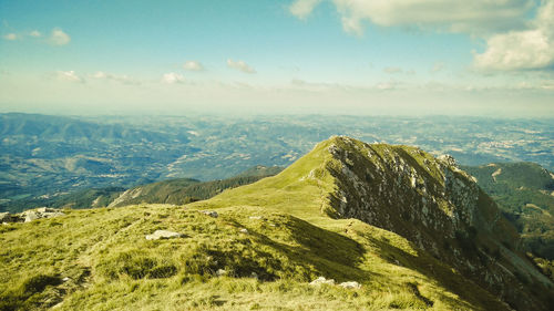 Scenic view of landscape against sky