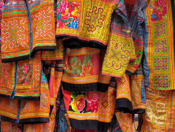 Full frame shot of patterned clothing
