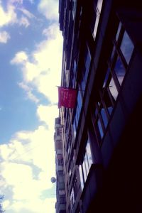 Low angle view of buildings against sky