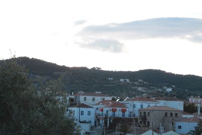 Houses against sky