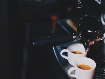 Close-up of coffee cup
