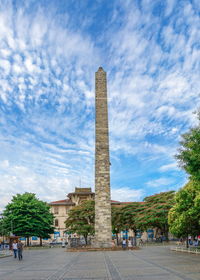View of historical building against cloudy sky
