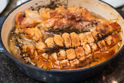 Close-up of pot-roast.