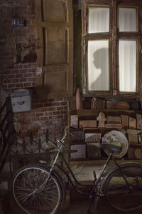 Bicycle with window