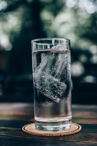 Close-up of drink on table