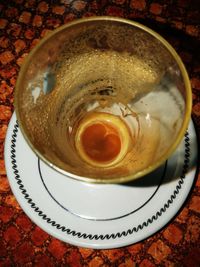 Close-up of drink on table