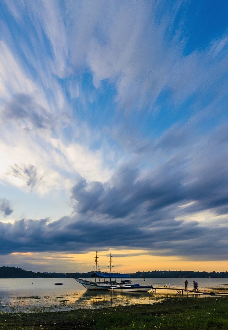 SCENIC VIEW OF SUNSET OVER LAND