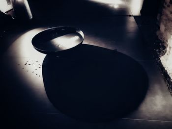 High angle view of ball on table