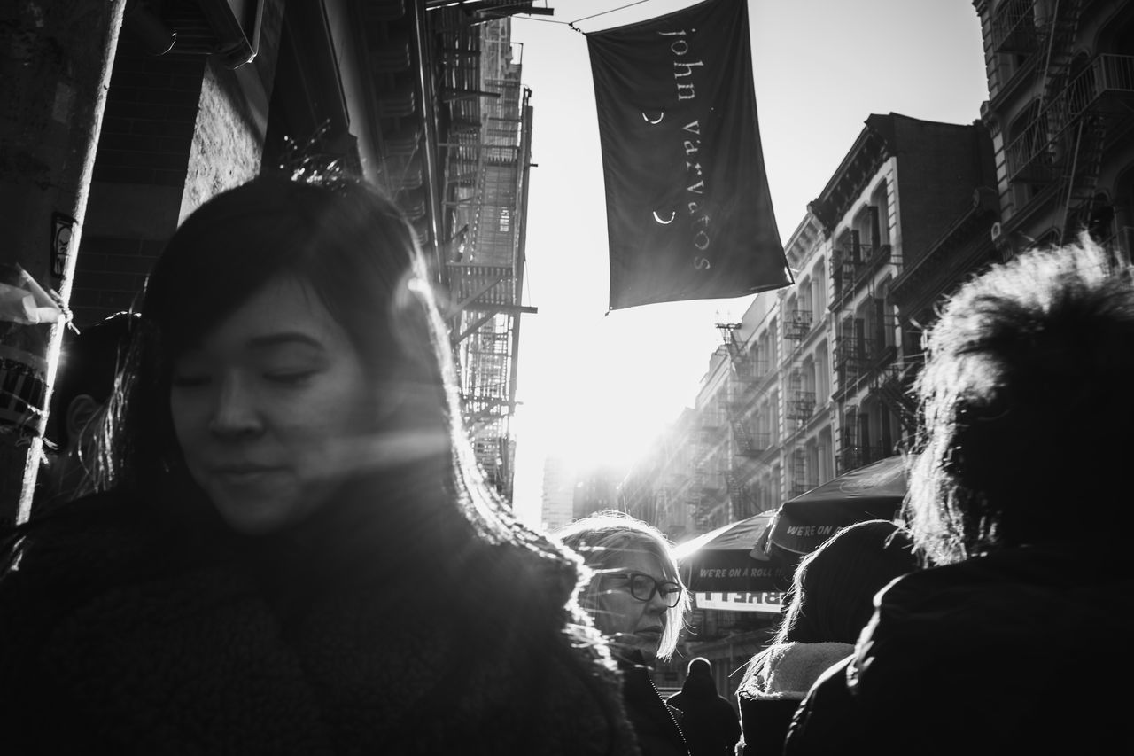 black, black and white, adult, white, darkness, monochrome photography, monochrome, women, lifestyles, architecture, headshot, two people, young adult, portrait, leisure activity, men, built structure, person, emotion, togetherness, snapshot, light, nature, outdoors