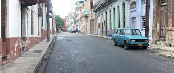 Street amidst buildings in city