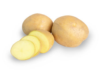 Close-up of fruits against white background