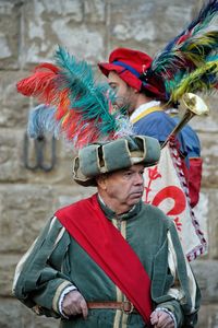 Close-up of traditional clothing