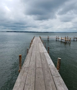 Pier at clear lake iowa