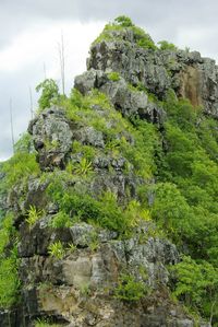 Low angle view of rocks