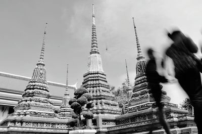 Low angle view of temple