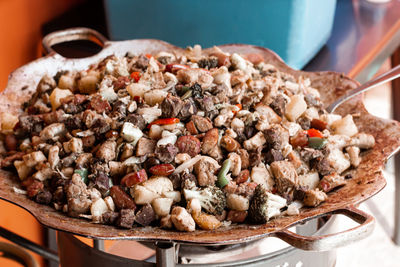 Close-up of food in plate