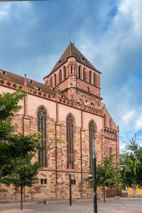 The church of st. thomas is the main lutheran church of the strasbourg, alsace, france