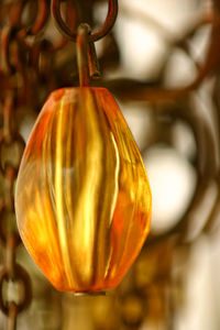 Close-up of crystal hanging