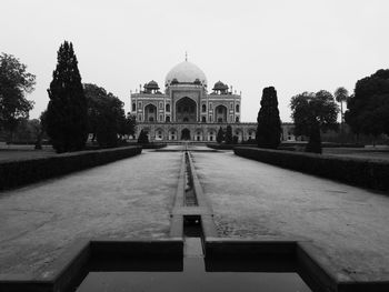 View of historical building against clear sky