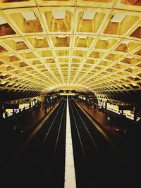 Railroad station platform