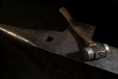 Close-up of rusty metal